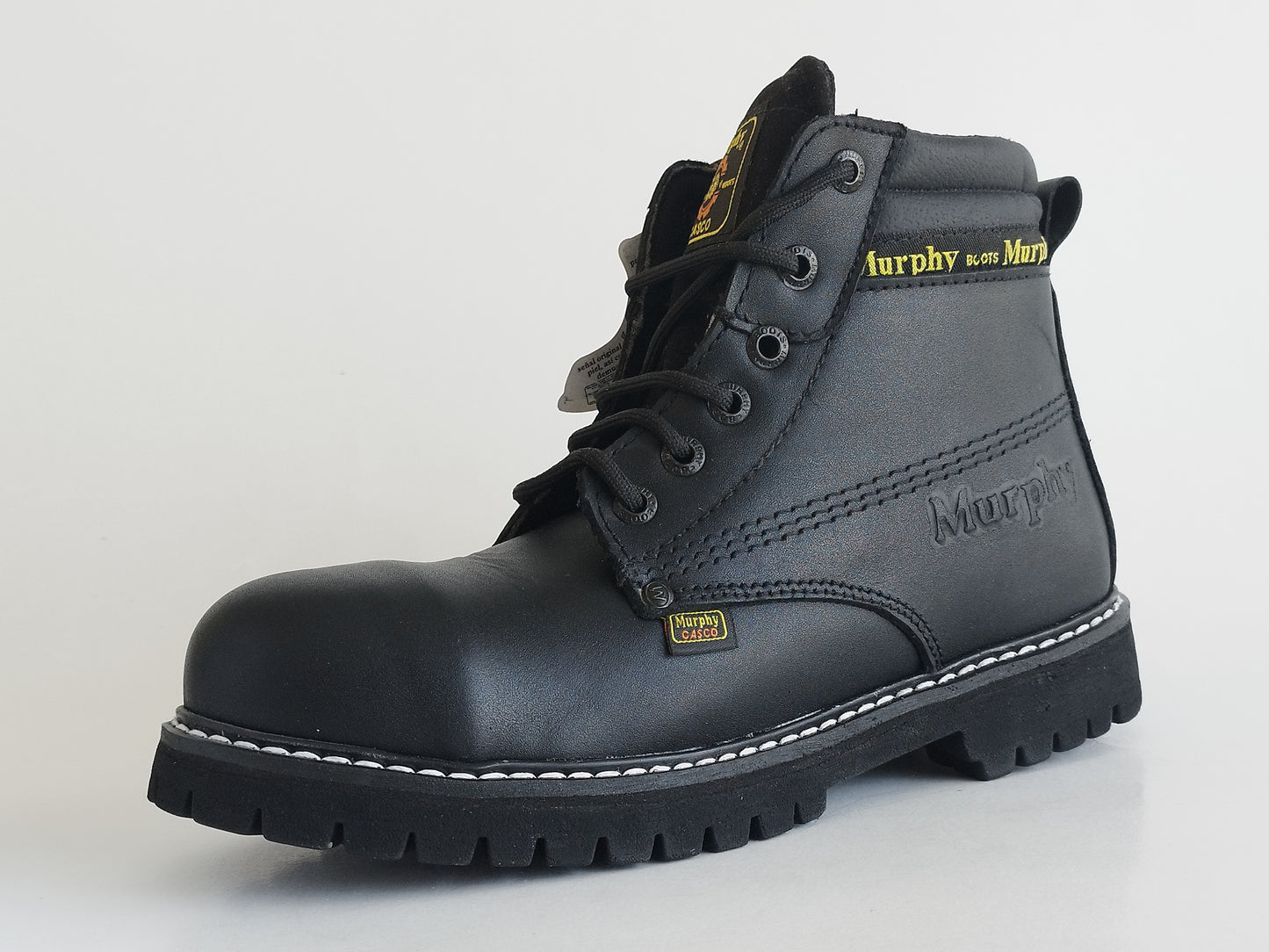 033 Murphy Boots Steelshield Napa Negro
