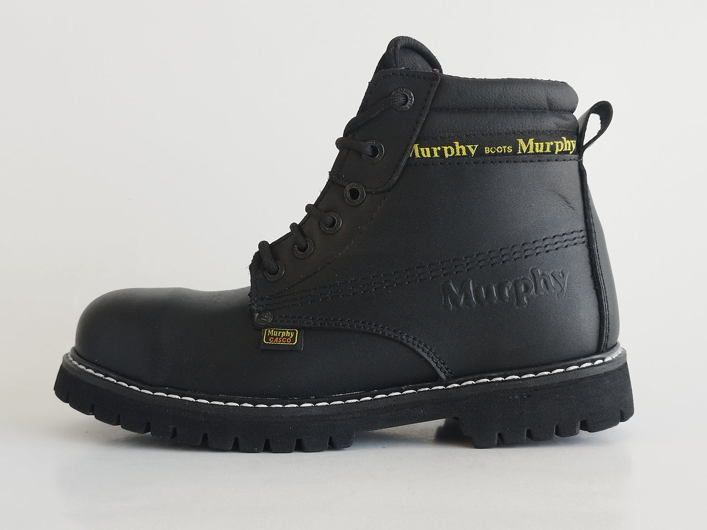 033 Murphy Boots Steelshield Napa Negro