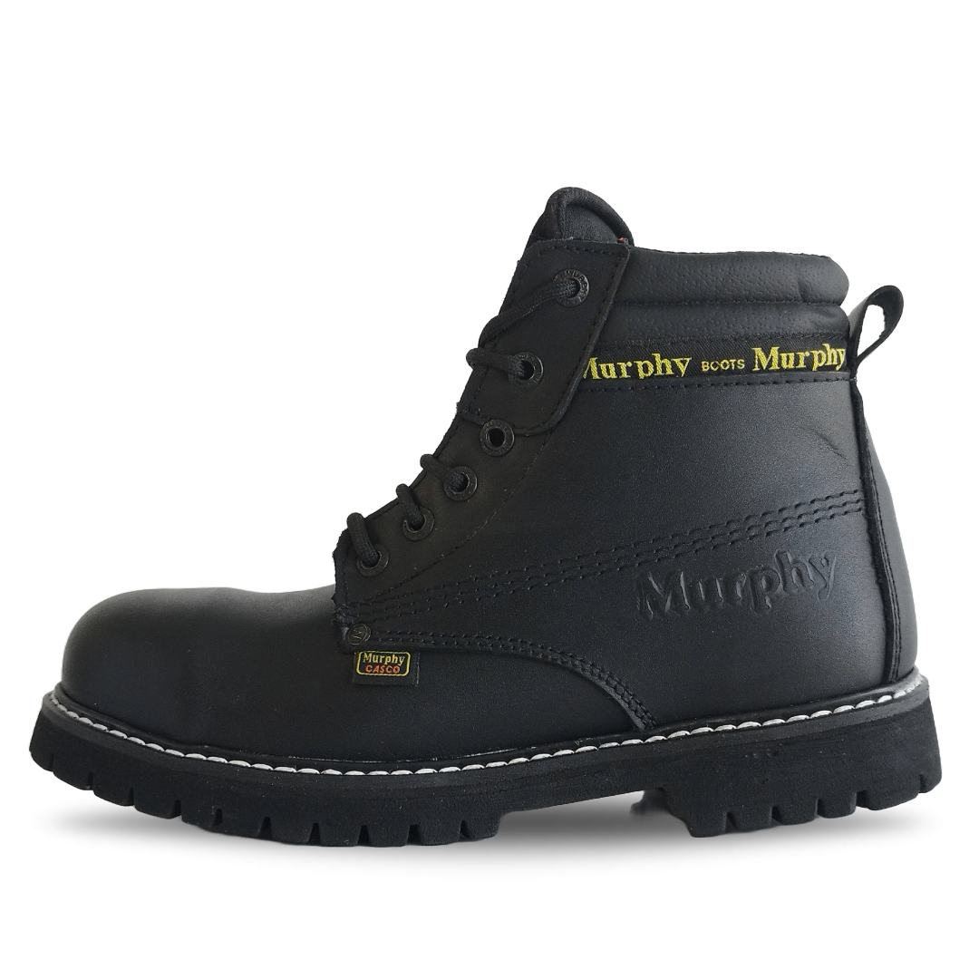 033 Murphy Boots Steelshield Napa Negro